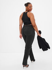 Gap Black High Waisted Organic Cotton '90s Loose Fit Jeans - Image 5 of 6