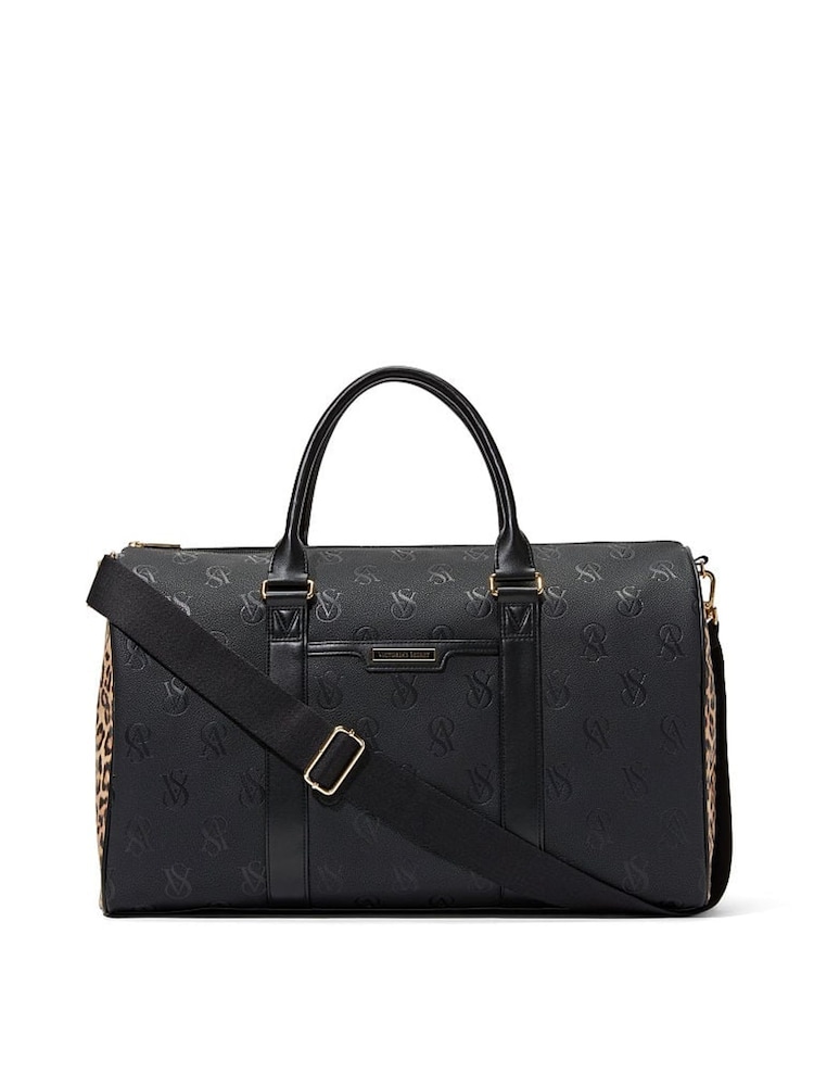 Victoria's Secret Black The VS Get Away Travel Duffle Bag - Image 1 of 4