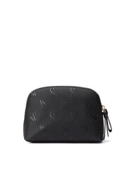 Victoria's Secret Black Embossed Monogram Makeup Bag - Image 2 of 3