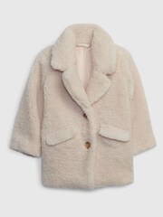 Gap Cream Sherpa Teddy Coat - Image 1 of 1