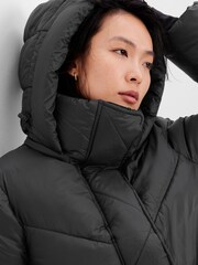 Gap Black Big Puff Cropped Jacket - Image 3 of 4