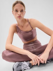 Gap Purple Low Impact Asymmetric Sports Bra - Image 1 of 1