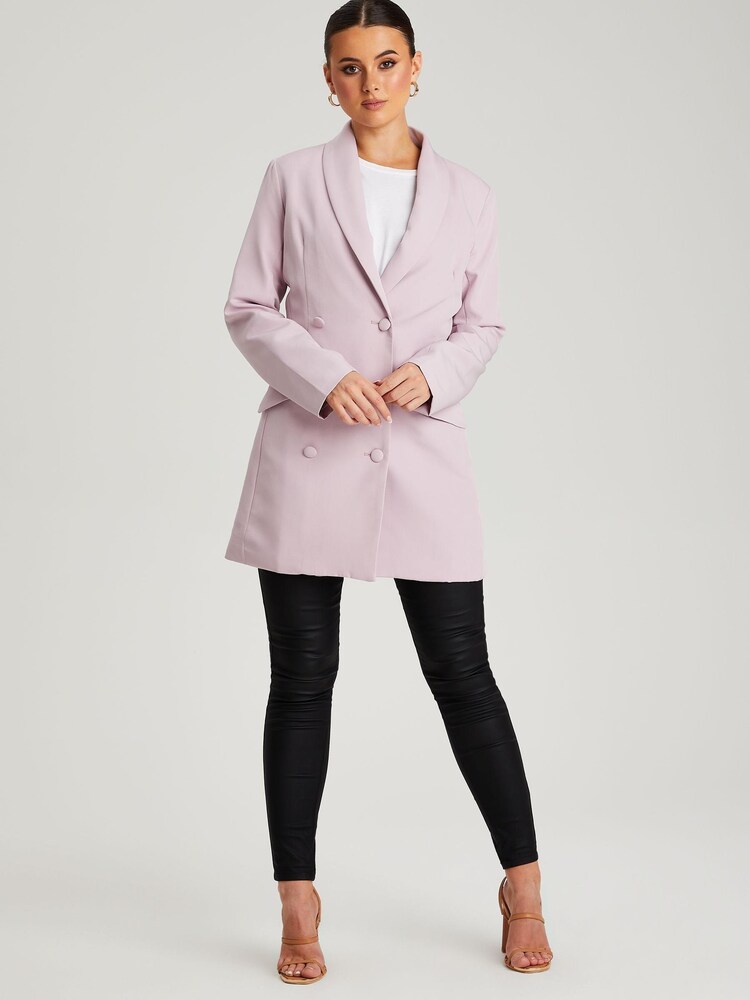 Urban Bliss Purple Woven Slim Fit Blazer Dress - Image 2 of 4