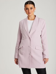 Urban Bliss Purple Woven Slim Fit Blazer Dress - Image 3 of 4