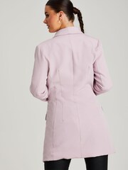 Urban Bliss Purple Woven Slim Fit Blazer Dress - Image 4 of 4