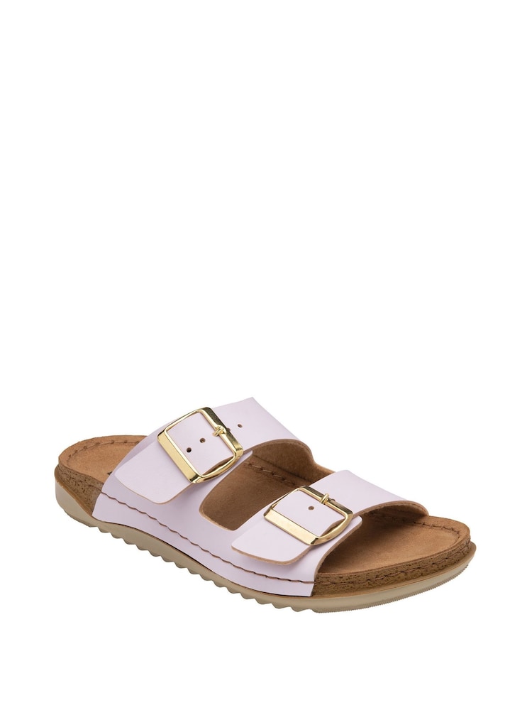 Lotus Footwear Lilac Casual Twin Strap Buckle Sandal - Image 1 of 4 Lotus Footwear Lilac Casual Twin Strap Buckle Sandal - Image 1 of 4