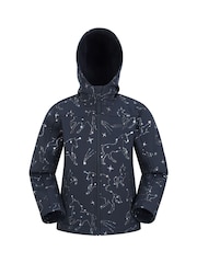 Mountain Warehouse BlackBlack Unicorn Exodus Kids Water Resistant Softshell - Image 1 of 2