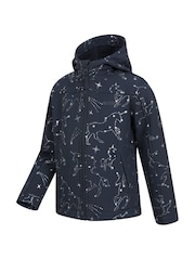 Mountain Warehouse BlackBlack Unicorn Exodus Kids Water Resistant Softshell - Image 2 of 2