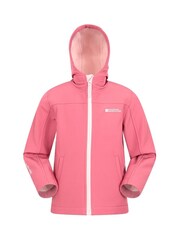 Mountain Warehouse Dark Pink Exodus Kids Water Resistant Softshell - Image 1 of 2