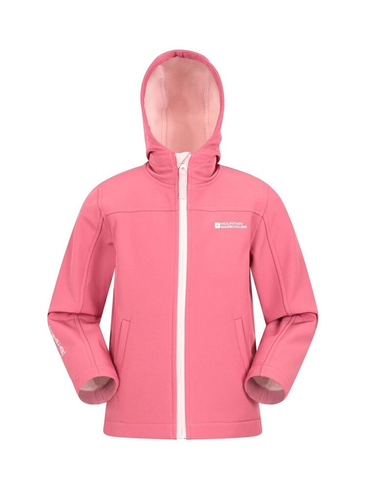 Mountain Warehouse Dark Pink Exodus Kids Water Resistant Softshell - Image 1 of 2 Mountain Warehouse Dark Pink Exodus Kids Water Resistant Softshell - Image 1 of 2