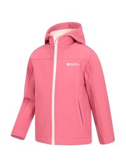 Mountain Warehouse Dark Pink Exodus Kids Water Resistant Softshell - Image 2 of 2