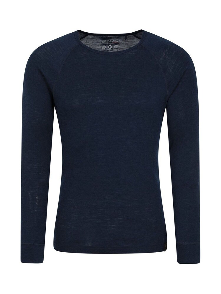 Mountain Warehouse Blue Merino Long Sleeved Thermal Top - Mens - Image 1 of 3