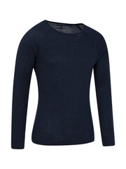 Mountain Warehouse Blue Merino Long Sleeved Thermal Top - Mens - Image 2 of 3