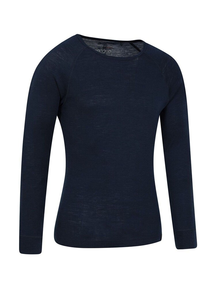 Mountain Warehouse Blue Merino Long Sleeved Thermal Top - Mens - Image 2 of 3