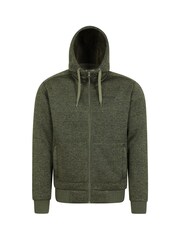 Mountain Warehouse Green Nevis Fleece Lined Hoodie - Mens - Image 1 of 2