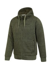 Mountain Warehouse Green Nevis Fleece Lined Hoodie - Mens - Image 2 of 2