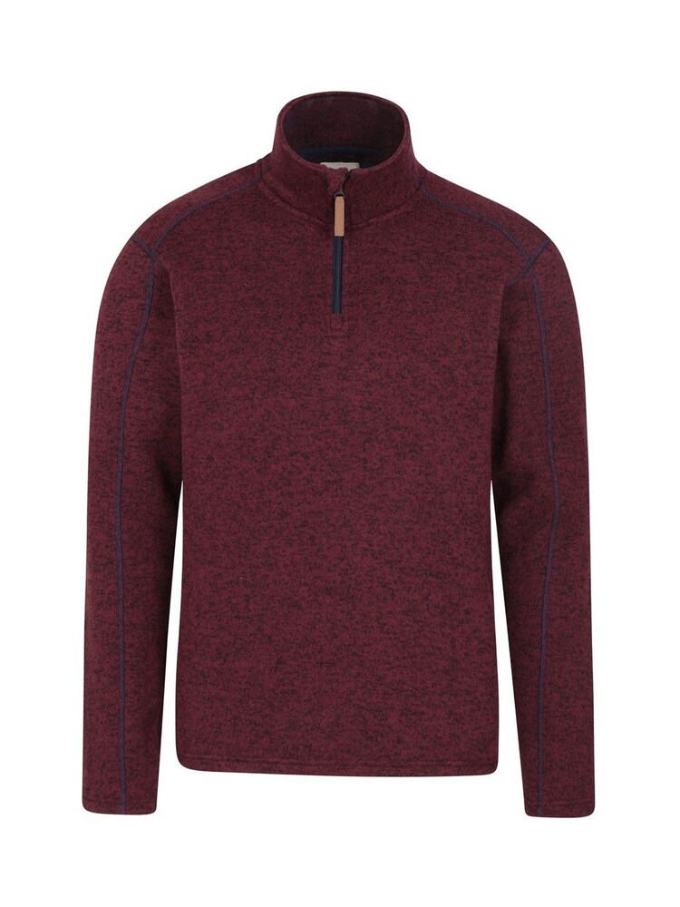 Mountain Warehouse Red Idris Mens Half-Zip Fleece - Image 1 of 2