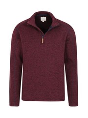 Mountain Warehouse Red Idris Mens Half-Zip Fleece - Image 2 of 2