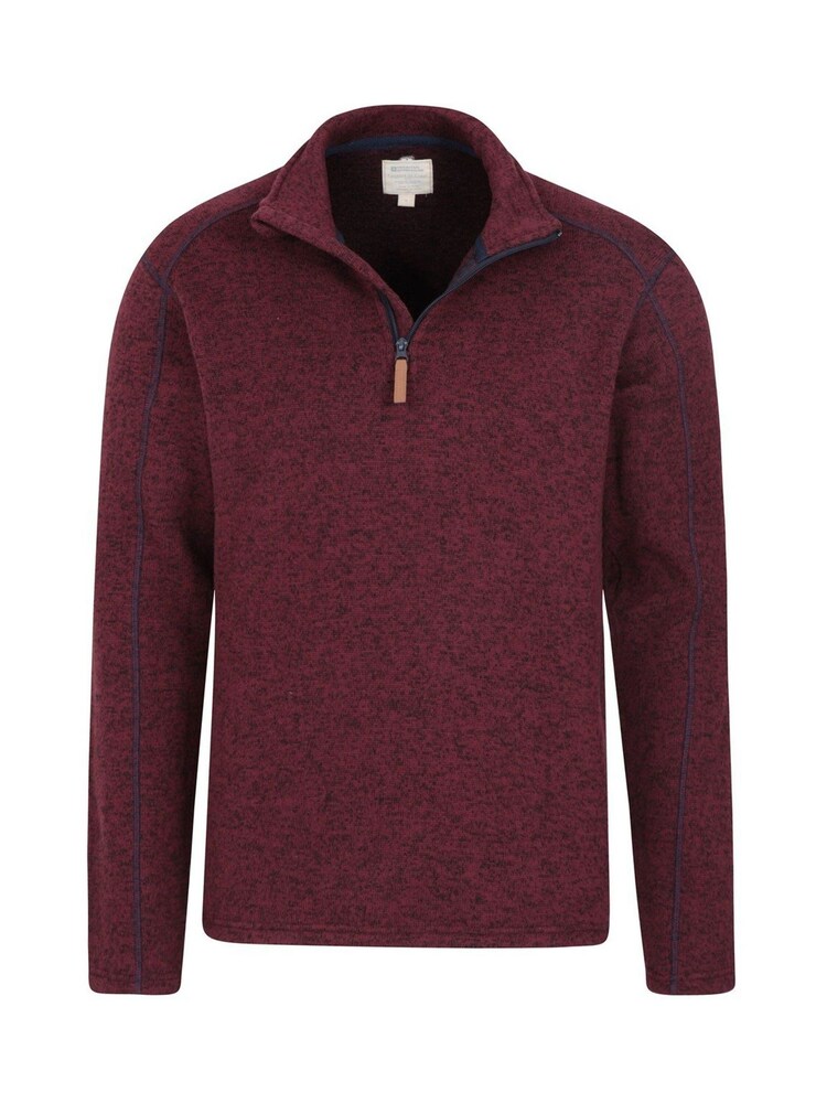 Mountain Warehouse Red Idris Mens Half-Zip Fleece - Image 2 of 2