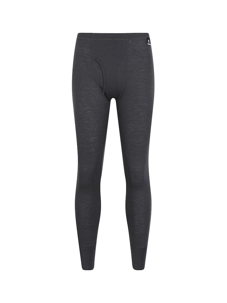 Mountain Warehouse Grey Merino Thermal Pants with Fly -  Mens - Image 1 of 3