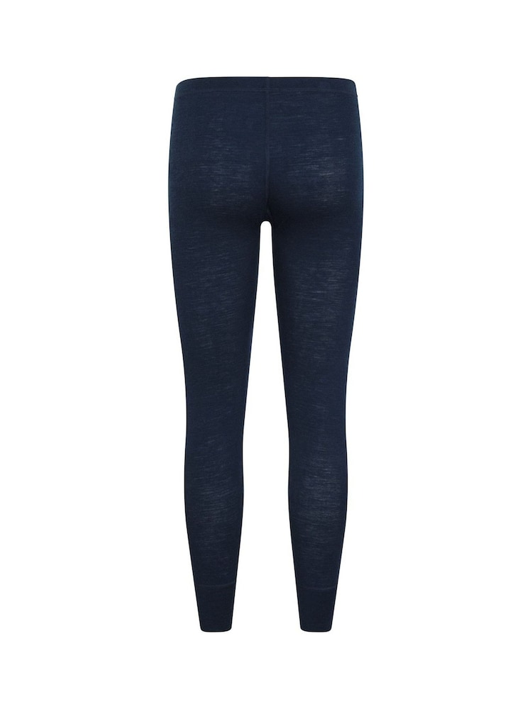 Mountain Warehouse Blue Merino Thermal Pants with Fly -  Mens - Image 3 of 3