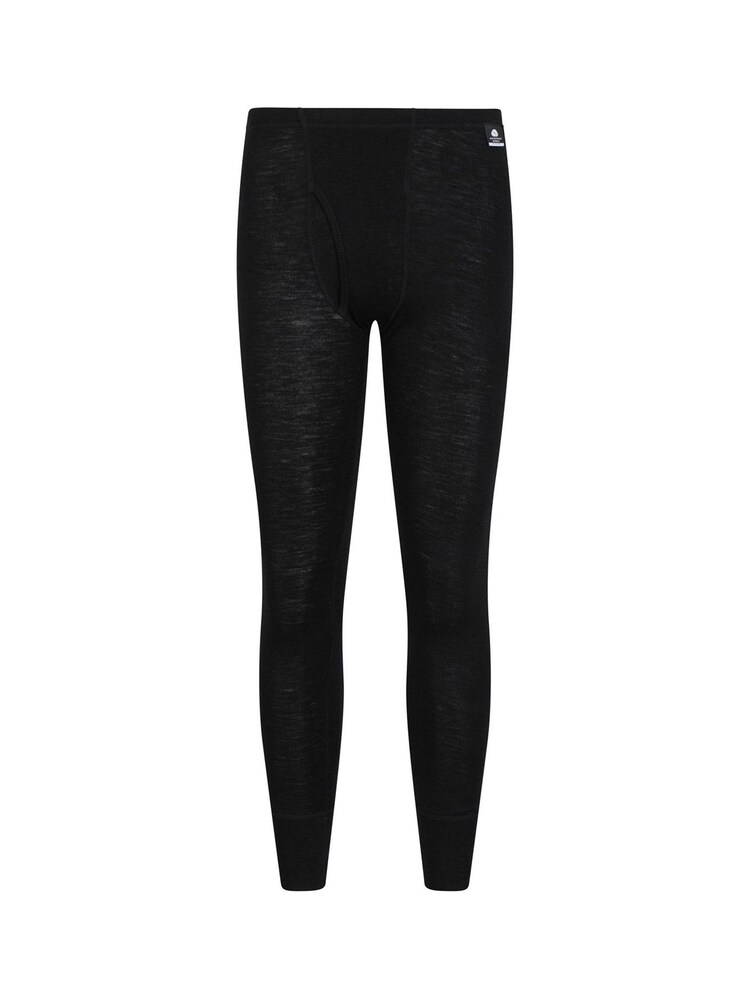 Mountain Warehouse Black Merino Thermal Pants with Fly -  Mens - Image 1 of 3