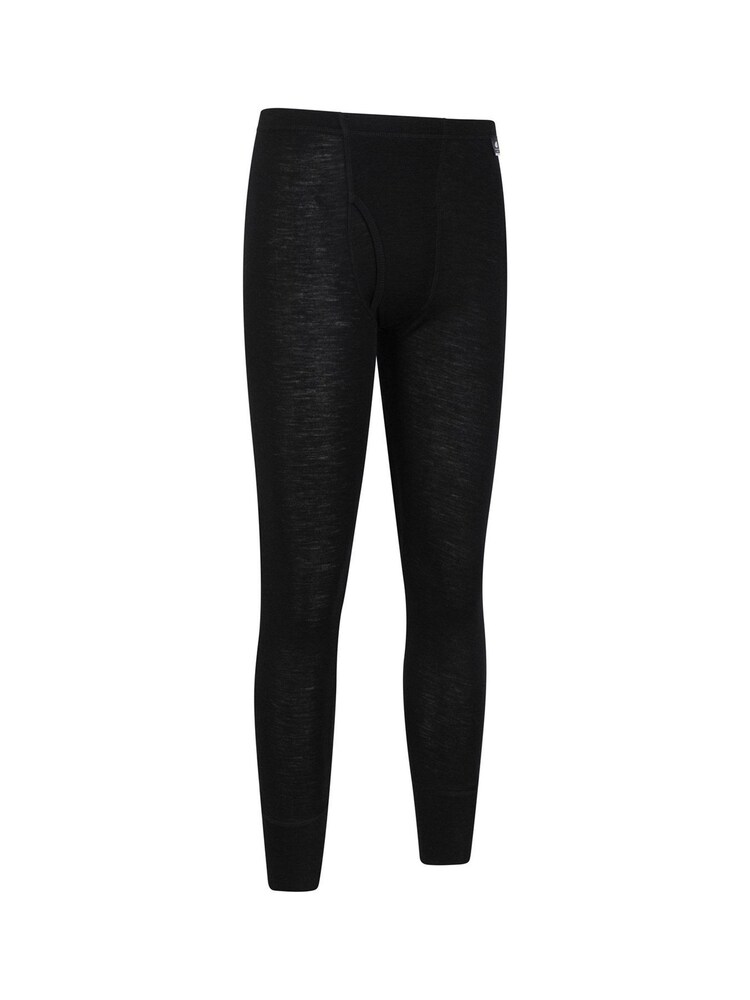 Mountain Warehouse Black Merino Thermal Pants with Fly -  Mens - Image 2 of 3