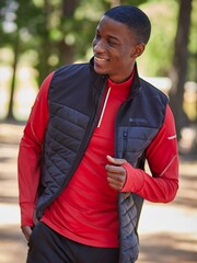 Mountain Warehouse Black Turbine Mens Padded Gilet - Image 1 of 2