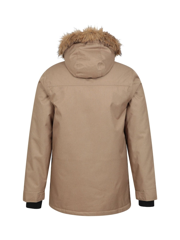Mountain Warehouse Natural Gorge Waterproof Mens Long Jacket - Image 2 of 4