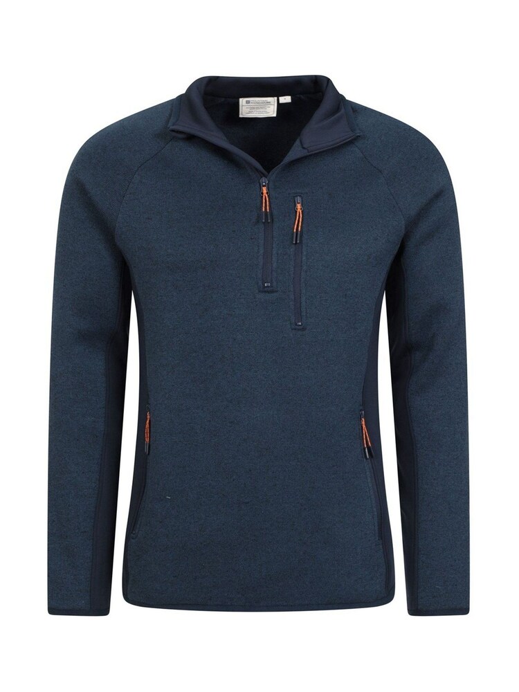 Mountain Warehouse Blue Treston Half-Zip Fleece - Image 2 of 2 Mountain Warehouse Blue Treston Half-Zip Fleece - Image 2 of 2