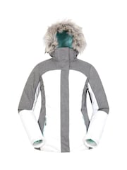 Mountain Warehouse White Pyrenees Padded Ski Jacket - Womens - Image 1 of 3