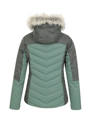 Mountain Warehouse Green Pyrenees Padded Ski Jacket - Womens - Image 3 of 3