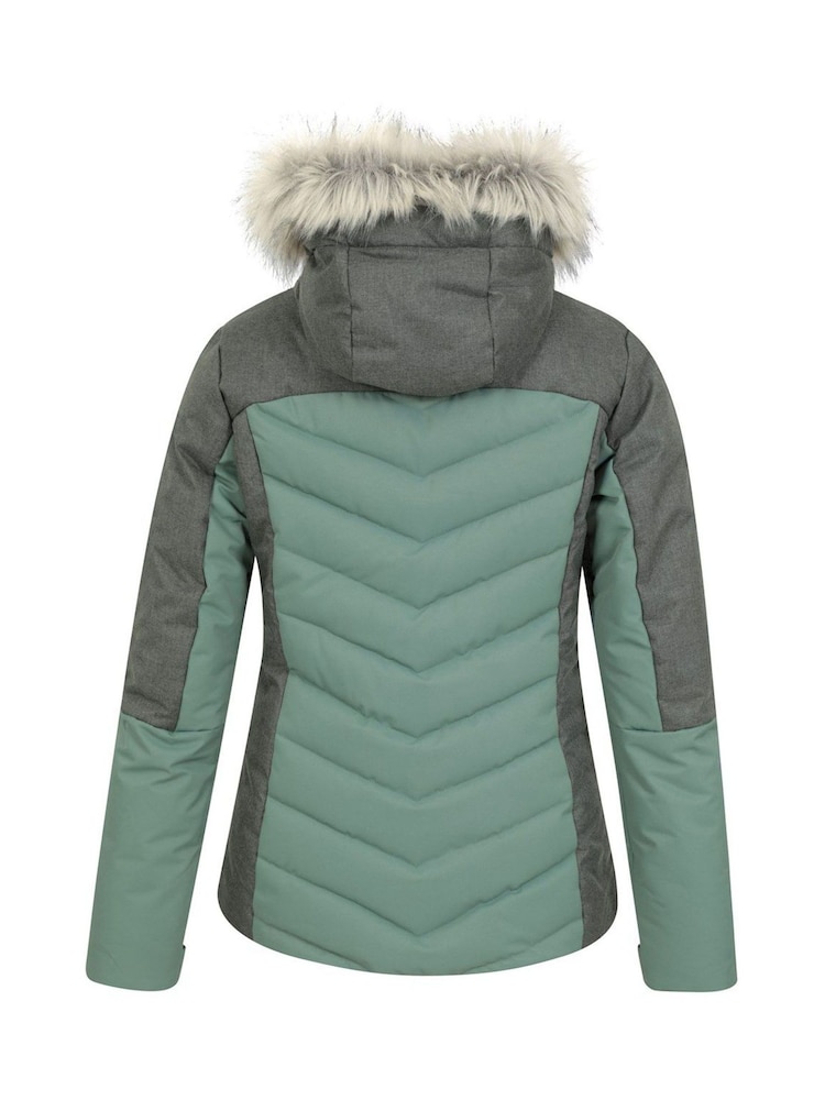 Mountain Warehouse Green Pyrenees Padded Ski Jacket - Womens - Image 3 of 3