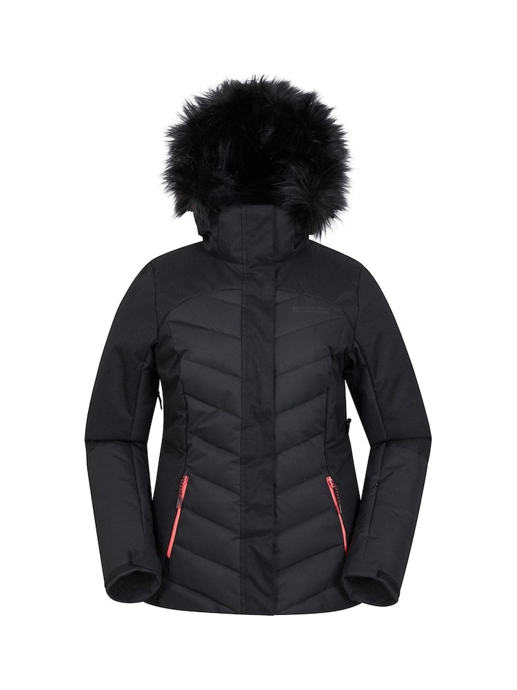 Mountain Warehouse Black Pyrenees Padded Ski Jacket - Womens - Image 1 of 3