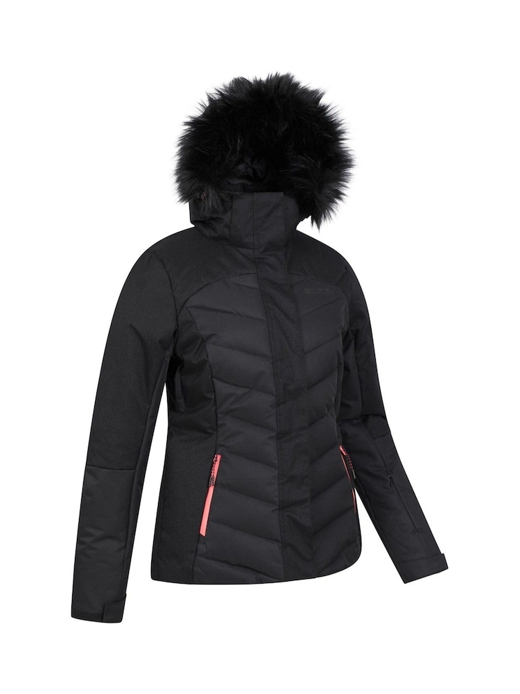 Mountain Warehouse Black Pyrenees Padded Ski Jacket - Womens - Image 2 of 3