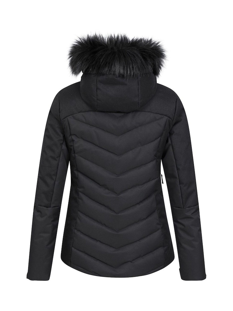 Mountain Warehouse Black Pyrenees Padded Ski Jacket - Womens - Image 3 of 3
