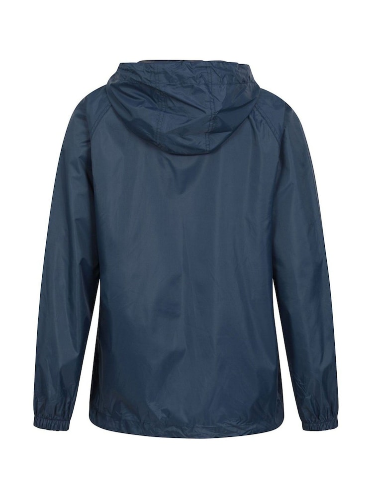 Mountain Warehouse Blue Pakka Waterproof Jacket - Womens - Image 2 of 3 Mountain Warehouse Blue Pakka Waterproof Jacket - Womens - Image 2 of 3