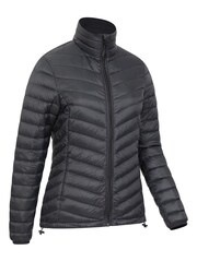 Mountain Warehouse Black Featherweight Water Resistant Down Jacket - Womens - Image 2 of 3