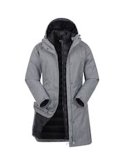 Mountain Warehouse Grey Alaskan 3 in 1 Long Jacket - Image 1 of 2