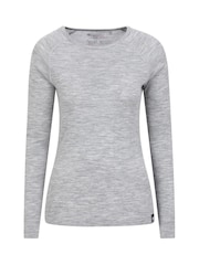 Mountain Warehouse Grey Merino Long Sleeved Thermal Top - Womens - Image 1 of 3