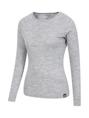 Mountain Warehouse Grey Merino Long Sleeved Thermal Top - Womens - Image 3 of 3