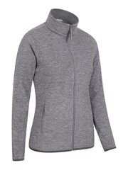 Mountain Warehouse Grey Snowdon Melange Womens Half-Zip Fleece - Image 1 of 2