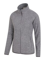 Mountain Warehouse Grey Snowdon Melange Womens Half-Zip Fleece - Image 2 of 2