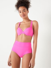Victoria's Secret PINK Pink Radiant Rose High Waisted Bikini Bottom - Image 1 of 4