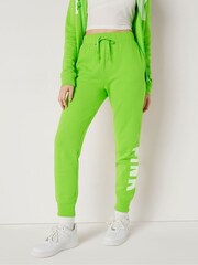Victoria's Secret PINK Bloom Green Fleece Lounge Jogger - Image 1 of 2