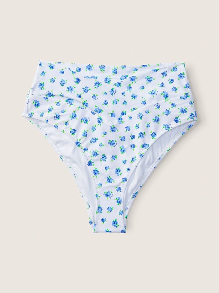 Victoria's Secret PINK Morning Sky Floral Cross Over Bikini Bottom - Image 4 of 4 Victoria's Secret PINK Morning Sky Floral Cross Over Bikini Bottom - Image 4 of 4