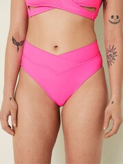 Victoria's Secret PINK Pink Radiant Rose Cross Over Bikini Bottom - Image 1 of 4