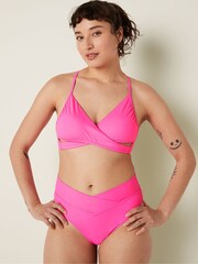 Victoria's Secret PINK Pink Radiant Rose Cross Over Bikini Bottom - Image 3 of 4