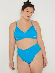 Victoria's Secret PINK Bright Marine Blue Cross Over Bikini Bottom - Image 1 of 4