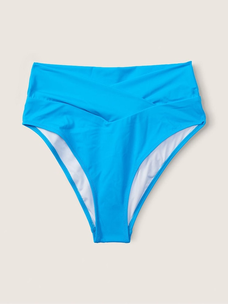 Victoria's Secret PINK Bright Marine Blue Cross Over Bikini Bottom - Image 4 of 4